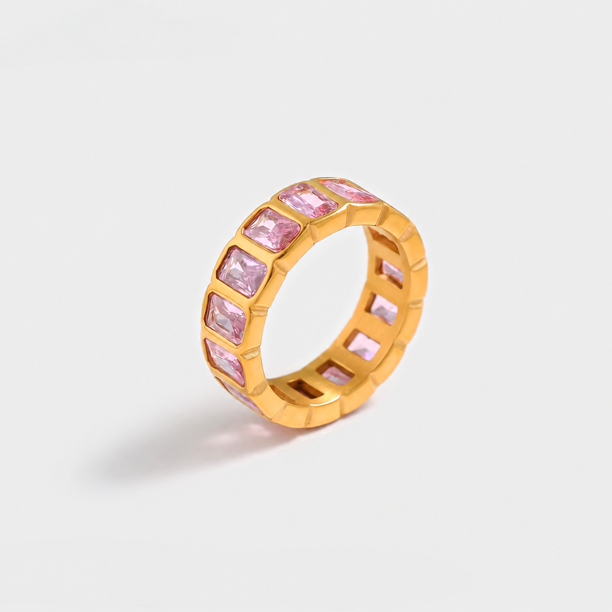 Pink Chrome Ring