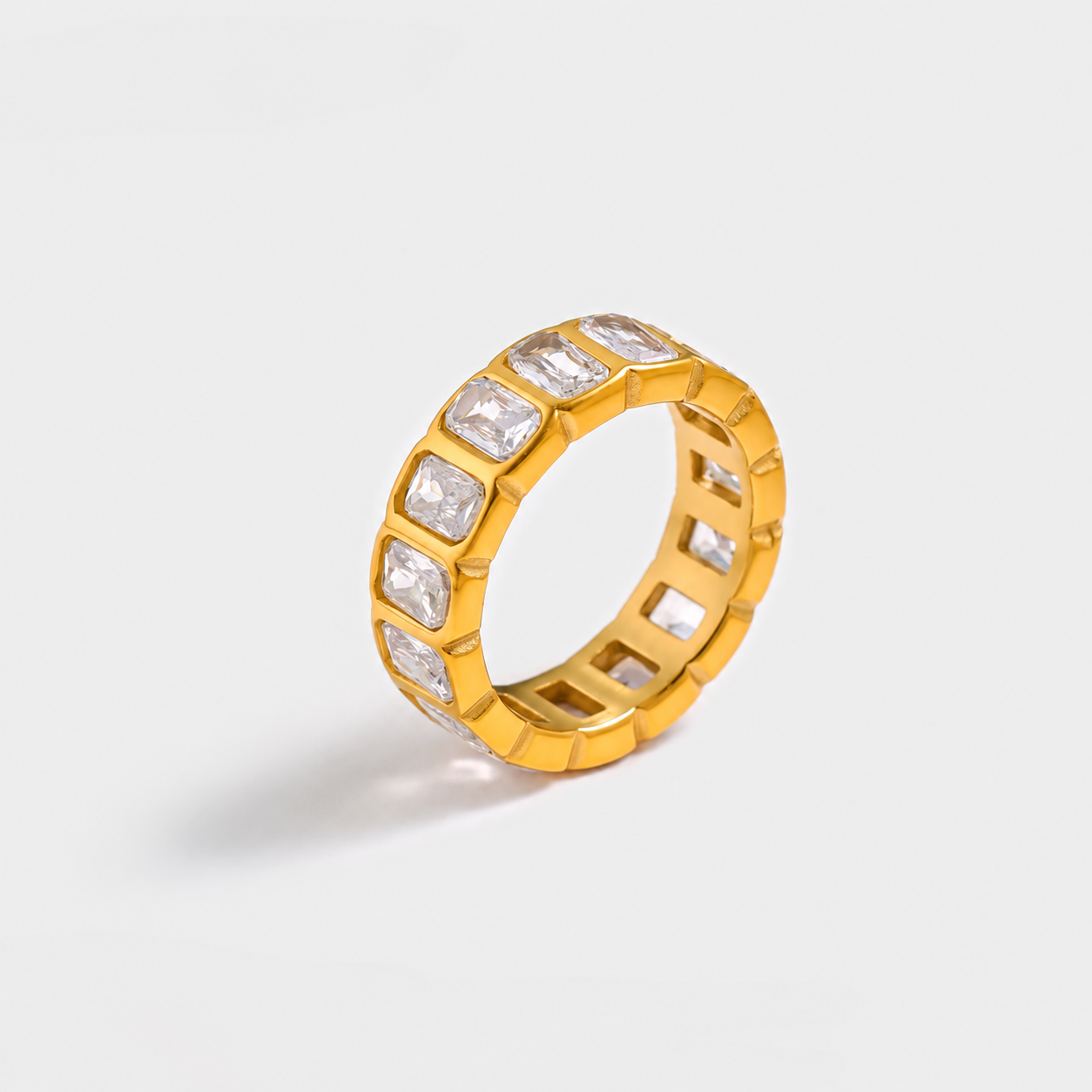White Chrome Ring