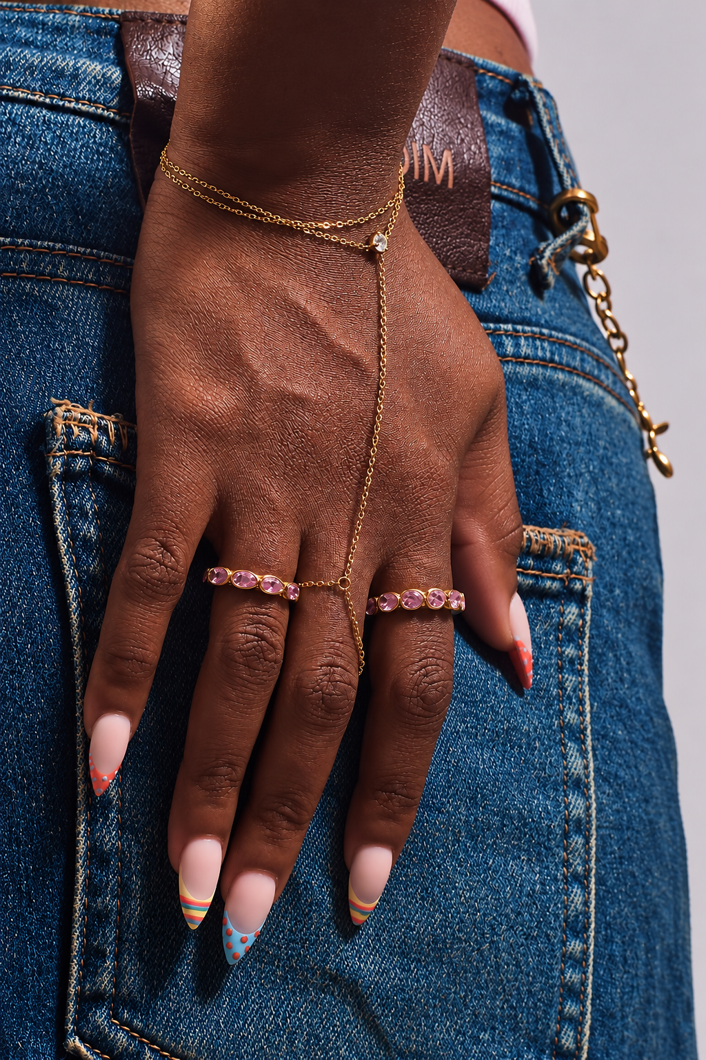 Lumi hand chain — alternate view